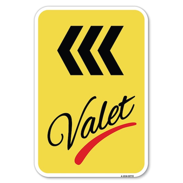 Safety Sign, 12 in Height, Aluminum, 18 in Length, 22772